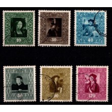 1948-49 - Liechtenstein - Lot Fyrstegalleri - Frimærker - Stemplet.